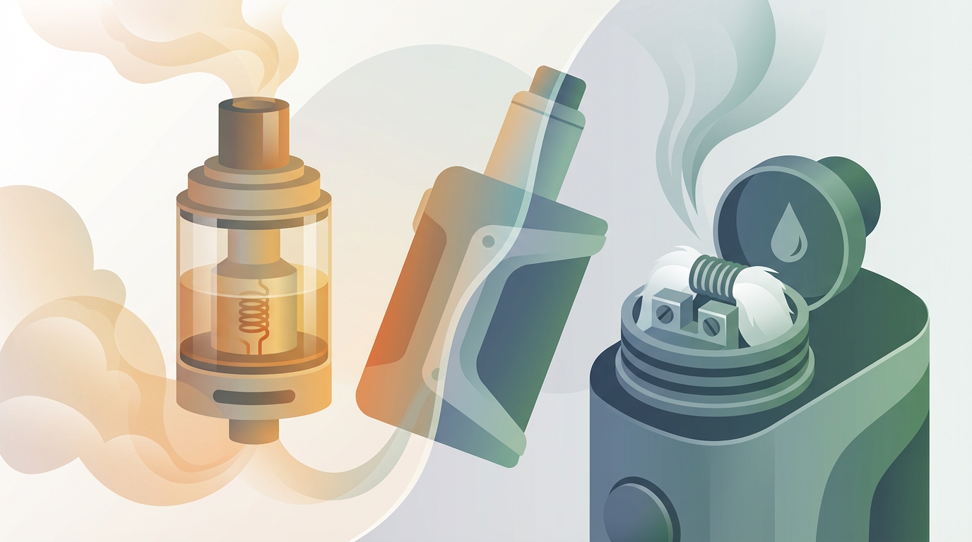 Бак RTA vs дрипка RDA: что выбрать и в чём разница