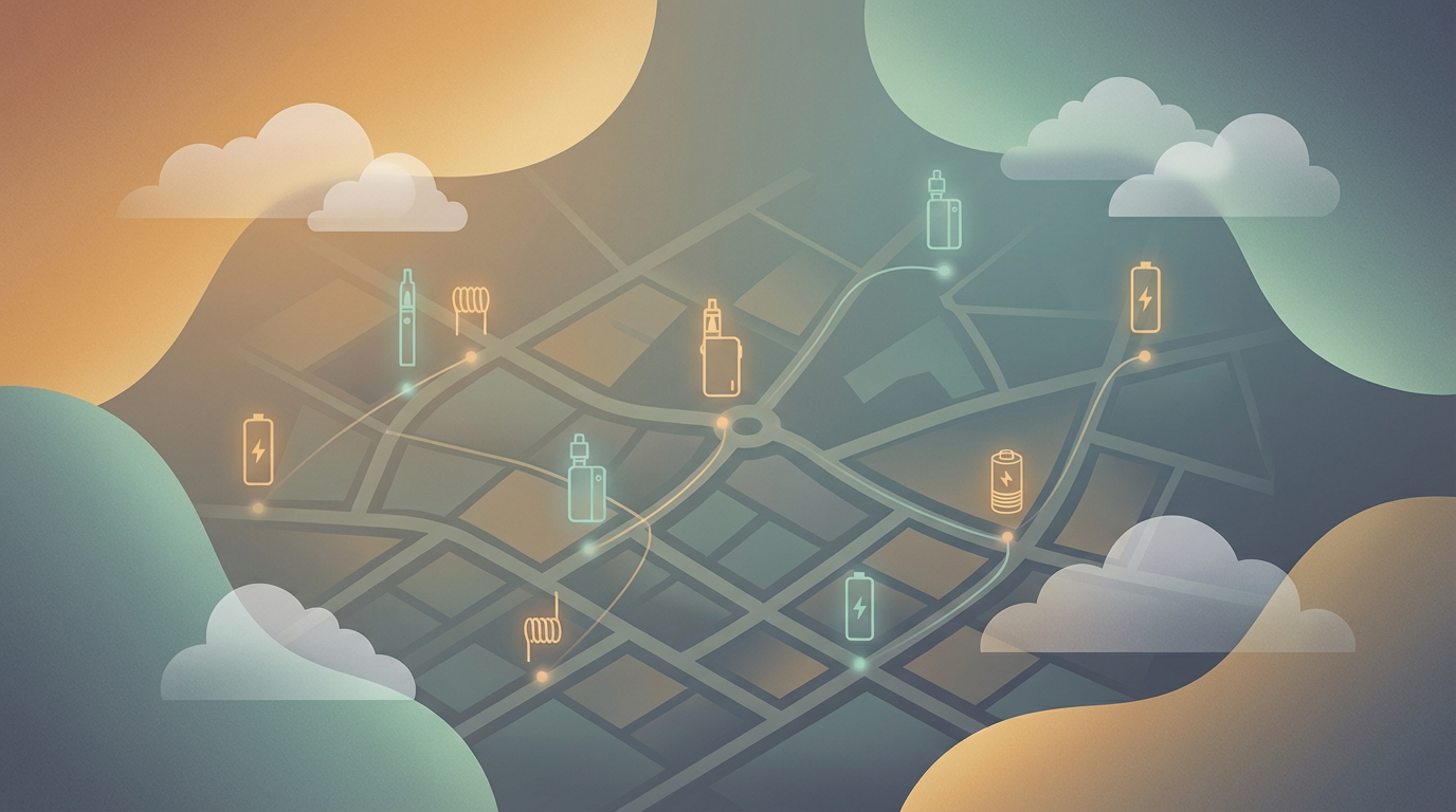 Вейпшопы по районам Барнаула: карта магазинов с адресами